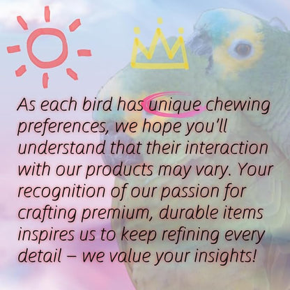 70 Pcs Chew Bagels Bird Toys for Parrots Durable Cardboard BrioChew 0.3in“ Thick Chewing Shredding Foraging Foot for Medium & Large Parrot Amazons Mini Macaws African Greys Cockatoos Eclectus Senegal