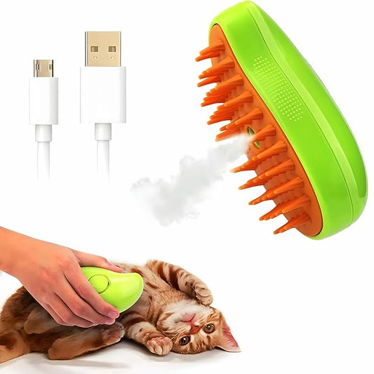 2024 3-in-1 Pet Grooming Tool: Detangling Brush for Massage and Hair Removal, Versatile for Cats and Dogs