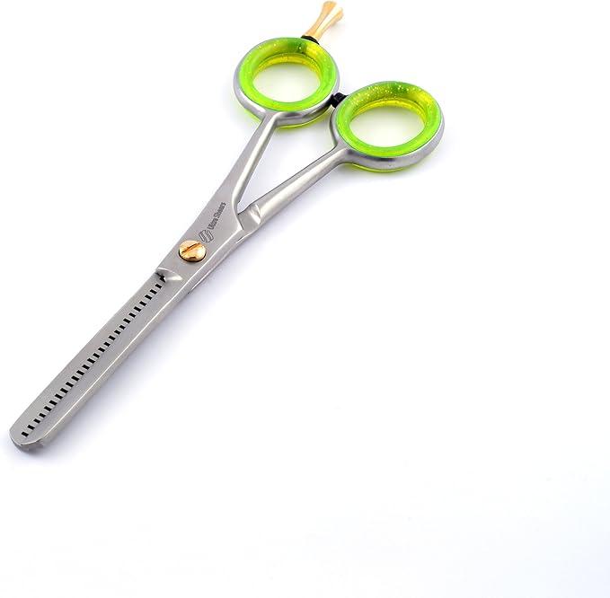 6" Professional Pet Grooming Thinning Scissors Dark Polish Finish