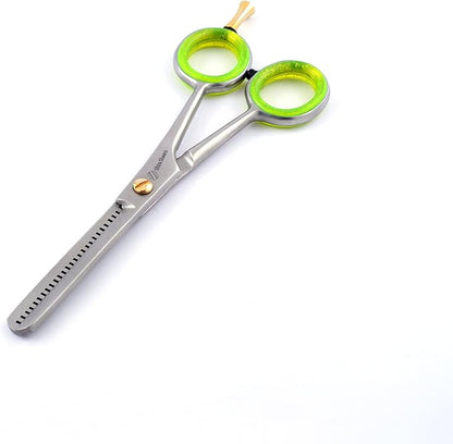 6" Professional Pet Grooming Thinning Scissors Dark Polish Finish