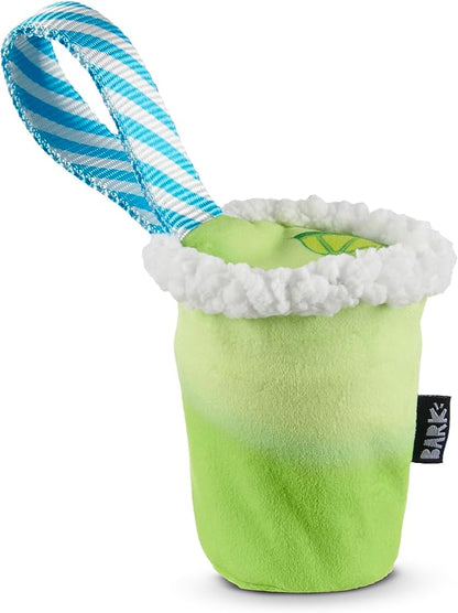 Barkbox Get Ripped Margrrrita Super Chewer Tough Dog Chew Toy for Aggressive Chewers, Plush Cover with Rubber Core - 2 Toys in 1  Two Layer Treat Dispensing Dog Toy for Large Dogs
