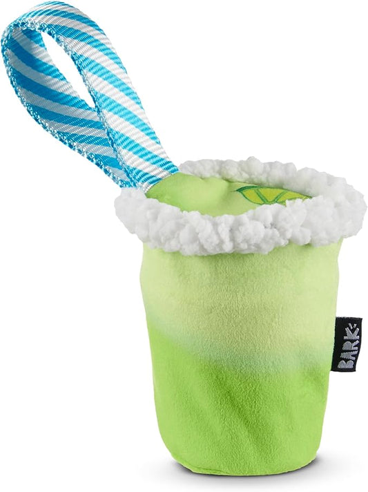 Barkbox Get Ripped Margrrrita Super Chewer Tough Dog Chew Toy for Aggressive Chewers, Plush Cover with Rubber Core - 2 Toys in 1  Two Layer Treat Dispensing Dog Toy for Large Dogs