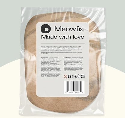 MEOWFIA Cat Cave – Premium Felt Cat Bed for Indoor Cats, Handmade 100% Merino Wool (Beige, Large)