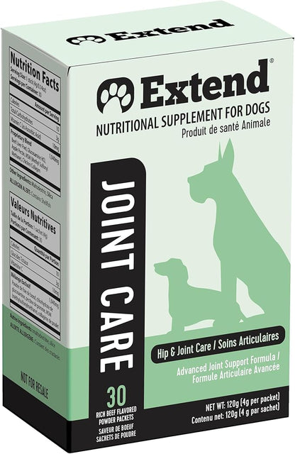 Extend Joint Care for Dogs - Hip and Joint Supplement Powder - Glucosamine for Dogs - Joint Pain Relief - MSM - Mobility & Flexibility Support - Advanced Joint Health - Made in USA
