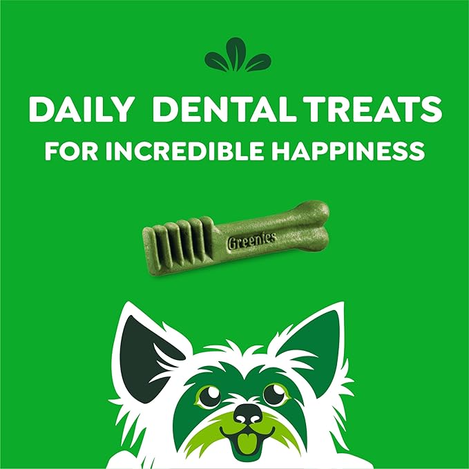 Greenies Teenie Dental Dog Treats 3-Flavor Variety Pack, (3) 12 oz. Pouches, 129 Total Treats