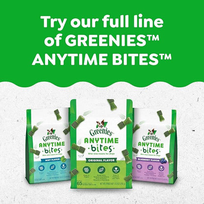 Greenies Anytime Bites Dog Treats, Mint Flavor, 10.3 oz. Bag
