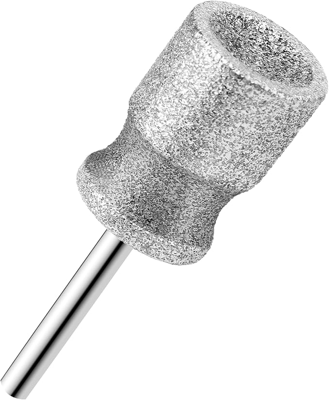 Diamond Rotary Nail Grinder Bits for Dog, 1/8" Diamond Dog Nail Grinder Attachment Attachment for Dremel Grinder Replacement Heads Pets Nail Care Clippers for Medium Large Dogs.