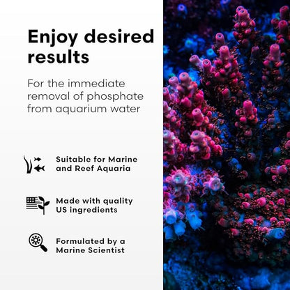 Brightwell Aquatics Phosphat-E - Liquid Phosphate Remover for Marine Fish and Reef Aquarium
