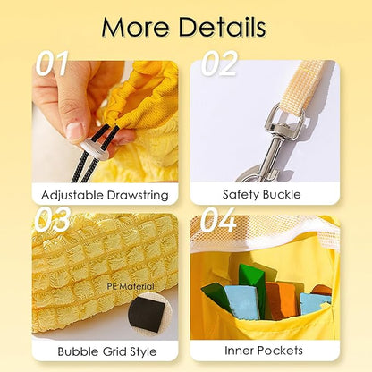 Dog Carrier Sling Cat Purse Carrier Bag Puppy Carrying Bag Pet Body Holder for Small Breeds Daily Use Walking Travel Outdoor, Yellow