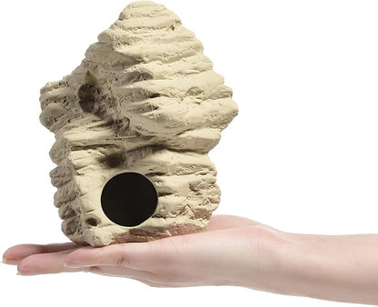 ALEGI Aquarium Decoration Rock Caves, Betta Fish Tank Accessories Hideout, Cichlid Stackable Cave Hiding (Large)