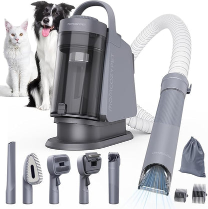 Dog Grooming Kit, FurEase Dog Grooming Vacuum with Dog Clippers for Grooming, 13000Pa Powerful Dog Vacuum for Shedding Grooming with 5 Pet Grooming Tools