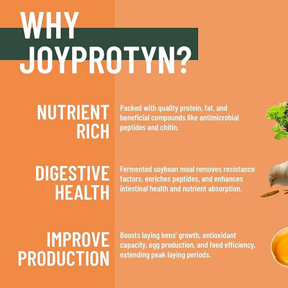 10LB Non-GMO Dried Black Soldier Fly Larvae for Chicken  85X More Calcium Grubs Than Mealworms for Strong Eggshells & Healthy Growth - High Protein for Chickens, Birds, Ducks, Geese & Pets