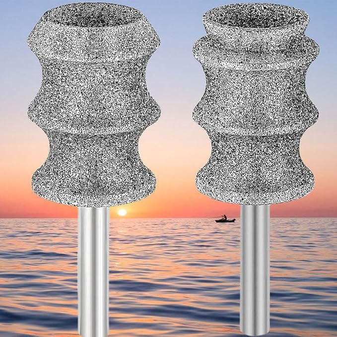 For Dremel Pet Dog Nail Grinder Attachment, Diamond Fit Dremel Bit For Dog Nail, Rotary Fit Dremel Dog Nail Diamond Bit, 1/8'' Fit Dremel Pet Dog Nail Grinder Refills Replacement Head 2-Packï¼ Large ï¼