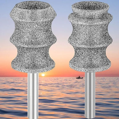 For Dremel Pet Dog Nail Grinder Attachment, Diamond Fit Dremel Bit For Dog Nail, Rotary Fit Dremel Dog Nail Diamond Bit, 1/8'' Fit Dremel Pet Dog Nail Grinder Refills Replacement Head 2-Packï¼ Large ï¼