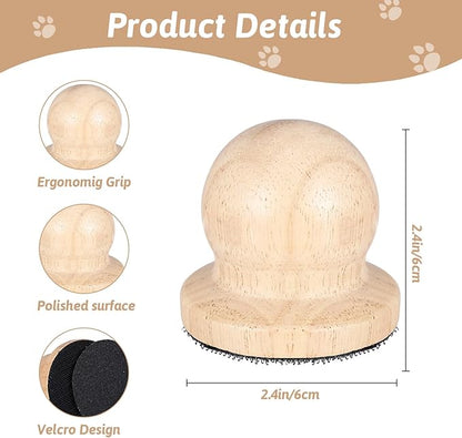 Dog Nail File Board, Cat Nail File for Cats, Dog Scratch Pad for Nails, Dog Nail Scratch Board for Dogs, Nail File for Dogs,Cat Nail File Scratcher,Pet Nail File with 3 Pcs Replaceable Sandpaper(Wood)