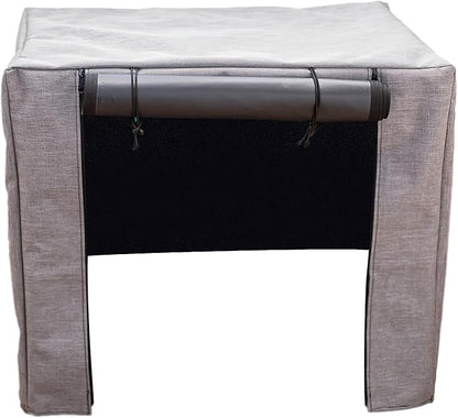 Dog Crate Cover Waterpoof Grey Pet Kennel Covers for Puppy Cat Indoor Outdoor Fit for 1 Door Wire Crate, 18.50x12.60x14.96 Inch