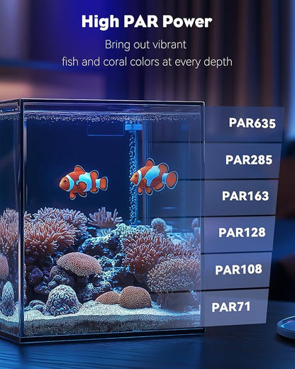 Pawfly 15 W LED Aquarium Light with Brilliant Blue White Red Lights for 1 to 10 Gallon Fish Tank