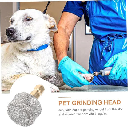 2-Pack Nail Replacement-Dog Nail Replacement Tips-Professional Spare Grinding Head for Dog Electric Claw Nail Grooming Tool