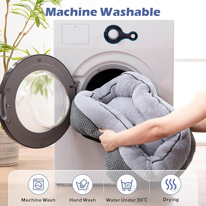 INVENHO Large Dog Beds for Large Dogs Washable, Rectangle Dog Beds Large Sized Dog, Orthopedic Dog Bed, Warming Soft Sleeping Puppy Bed Durable Pet Bed with Anti-Slip Bottom L(35"x25"x10")