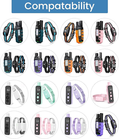 2-Pack Charger Cord for Bousnic Dog Shock Collar RS2A and RS2B, 2-in-1 Training Collar USB Charging Cable