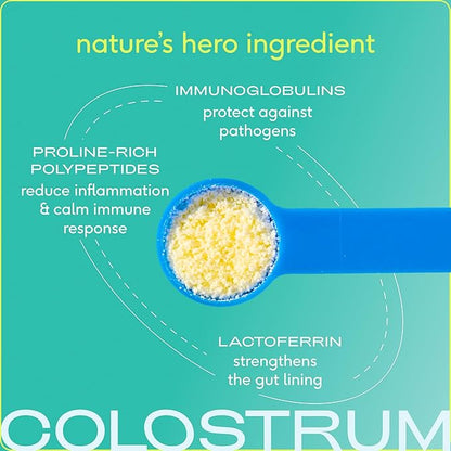 Native Pet Colostrum for Dogs – Bovine Colostrum Powder – Allergy Relief, Immune Support & Itchy Skin Treatment – Dog Multivitamins for Skin & Gut Health – Puppy Milk Replacement & Prebiotic -120 ct.