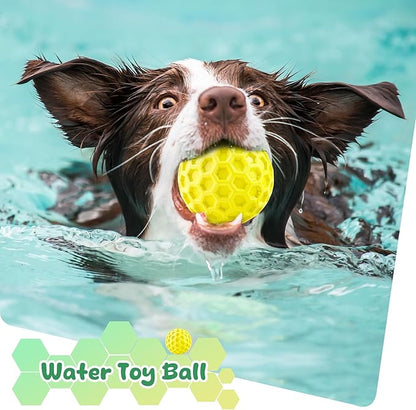 Squeaky Dog Toys for Aggressive Chewers, Indestructible Dog Balls for Aggressive Chewers, Squeaky Balls for Dogs,Interactive Dog Toys for Large Dogs,Funny Dog Squeaky Ball Heavy Duty Dog Toy