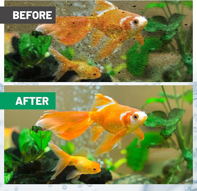 16 Count Medium Filter Cartridges Compatible with Whisper Bio Bag Filters, Large Aquarium Filter Cartridge for Whisper 10i/IQ10/PF10 and Repto Filter 90 GPH