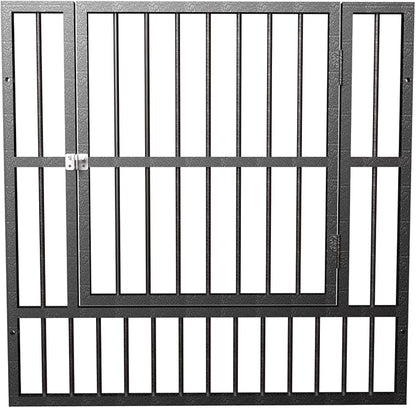 Dog Playpen - 32" Height Dog Pen, Heavy Duty Puppy Pen with Door, Safe & Sturdy, Easy Assemble for Indoor/Outdoor Pet Playpen (Door Panel, Grey)