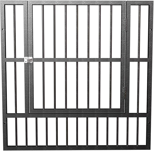 Dog Playpen - 32" Height Dog Pen, Heavy Duty Puppy Pen with Door, Safe & Sturdy, Easy Assemble for Indoor/Outdoor Pet Playpen (Door Panel, Grey)