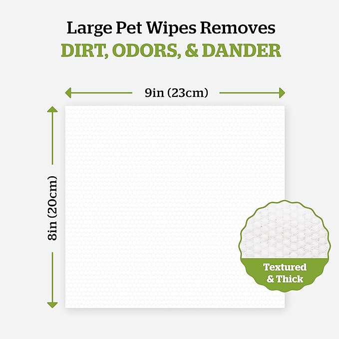Pogi_ Dog Wipes Travel Packs  Hypoallergenic Pet Wipes for Paws, Body & Butt  Cleaning & Hydrating, Fragrance Free, 120-Count