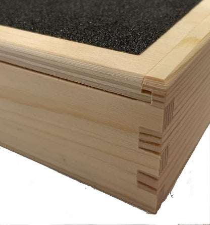 Dog Scratch Pad Nails Grinder Trimmers Clipper Board Paw Alternative pet Claw cat k9 Sanding Removal Emery File Treat Box Compartment Removeable lid (Scratch Box Kit)