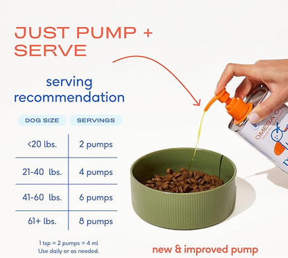 Native Pet Omega 3 Fish Oil for Dogs & Cats - Promotes Healthy Skin, Shiny Coat, & Strong Joints - Made with Wild Alaskan Salmon Oil for Dogs  Tasty, Fast-Absorbing Omega 3 6 9 Liquid Supplement-16oz