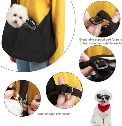 Dog Carriers for Small Dogs Breathable Travel Safe Sling Bag Carrier for Dogs Cats