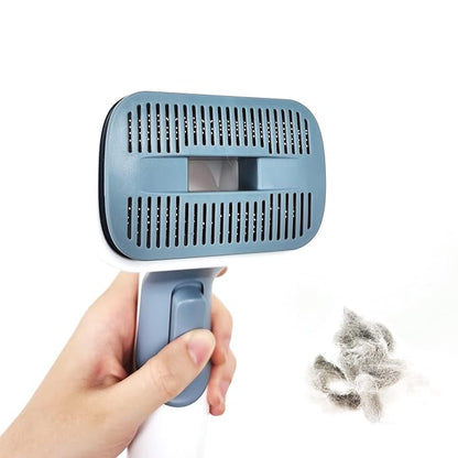 Dog Cat Brush for Shedding and Grooming,Two Replacement Heads,Massage the skin,Easy to Clean Comb for Long Short Haired Pets,use with Vacuum,Compatible with 32mm&35mm Universal Vacuum