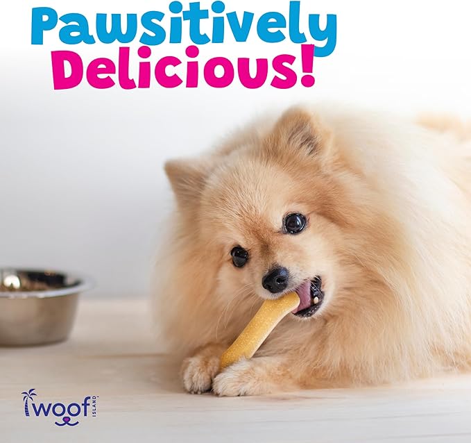 5" Coconut Dog Bones - Premium, All Natural Coconut Dog Treats - Healthy Puppy Treats & Vitamin Rich Rawhide Free Dog Chews - (2 Pack)