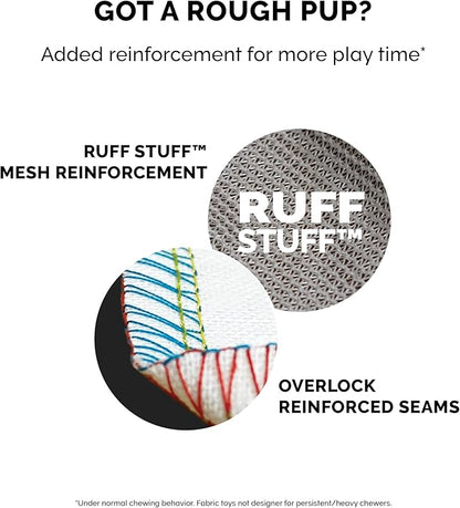 Furhaven 2-Pack Squeaky Plush Dog Toys for Small/Medium Dogs, Washable w/ Ruff Stuff Reinforcement - Dapper Dandies Galactic Collection - Alien/Astronaut, Set of 2