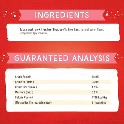 Stella & Chewy's Freeze-Dried Raw Marie's Magical Dinner Dust  Protein Rich, Grain Free Dog & Puppy Food Topper  What's Shak'n Bak'n Recipe  7 oz Bag