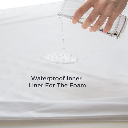 Bedsure Orthopedic Dog Beds for Small Dogs - Washable Small Dog Cat Bed Waterproof, Comfort Pet Couch Sofa with Washable Removable Cover, Pets Bed with Nonskid Bottom, Ember Clay, 24"