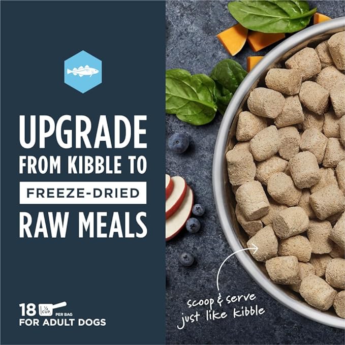 Instinct Freeze Dried Raw Meals Grain Free Dog Food, Dog Food Dry, Freeze Dried Dog Food, Raw Dog Food, Pollock Recipe, 9 oz