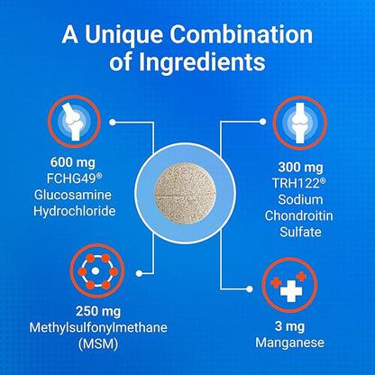 Nutramax Laboratories Cosequin Maximum Strength Joint Health Supplement for Dogs - With Glucosamine, Chondroitin, and MSM, 2 Pack, 264 Total Chewable Tablets