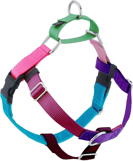 2 Hounds Design Freedom No Pull Dog Harness with Leash, Adjustable Gentle Comfortable Control for Easy Dog Walking, for Small Medium and Large Dogs, Made in USA