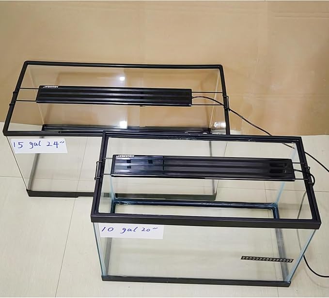 AQUANEAT LED Aquarium Light for 18 to 24 Inch Fish Tank, Auto On Off with Timer, Full Spectrum, Adjustable Brightness, Daylight Moonlight Mode, for Fresh Water Low-to-Mid Light Plants