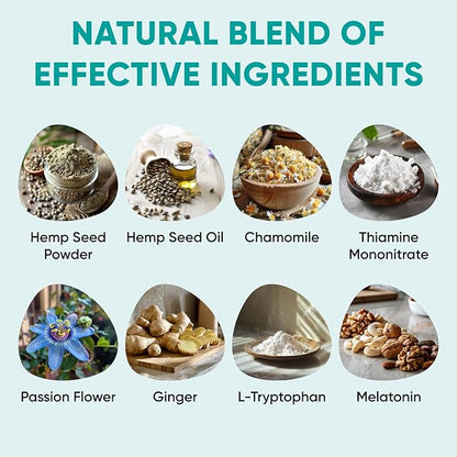 Dog Calming Chews for Anxiety Relief - Hemp Calming Chews for Dogs - 120 Soft Treats - Stress, Separation - USA Product - Melatonin, Passion Flower, Chamomile