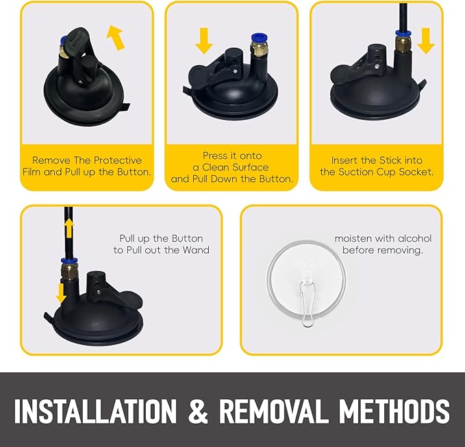 4-in-1 Interactive Cat Toys Set - Feather, String,Suction Cup Cat Toy Stick & Wand Toys with 15 Replaceable Attachments for Indoor Cats