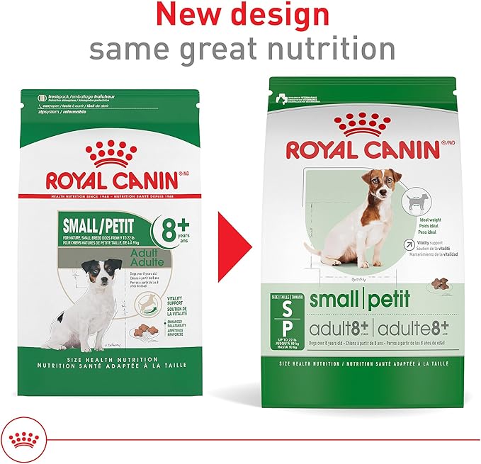 Royal Canin Size Health Nutrition Small 8+ Senior Dry Dog Food, 13 lb Bag