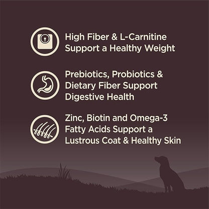 Wellness CORE Dry Dog Food, Grain-Free, High Protein, Natural, Healthy Weight Turkey & Chicken Recipe, (4-Pound Bag)