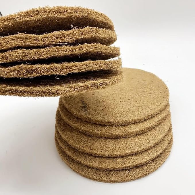 10Pcs Pigeon Nest Pads,Racing Pigeon Loft Supplies,Coconut Fiber Bird Breeding Egg Nests Bowls Mat for Finch Chicken