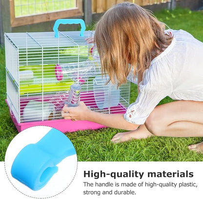 10pcs Pet Cage Handles, Portable Pet Cage Crate Plastic Replacement Handles Handles for Pet Cage Carrier