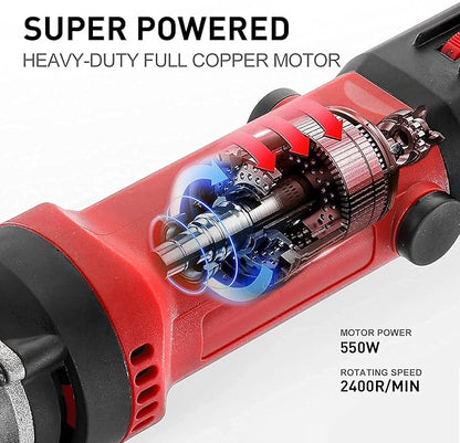 550W Professional Electric Sheep Clipper, 6 Speeds Heavy Duty Dog Shears for Thick Fur