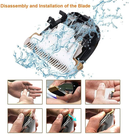 Dog Grooming Kit Pet Shaver Clippers Low Noise Rechargeable Cordless Electric Quiet Hair Clippers Set for Dogs Cats Pet